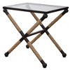 Uttermost Black Iron and Rope Accent Table – Coastal Farmhouse Style - 3 of 4
