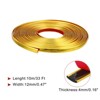 Unique Bargains Waterproof Self-Adhesive PVC Decorative Mirror Frame Wall Molding Trim Tape - 2 of 4