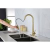 ALEXOUN Kitchen Faucet with Pull Down Sprayer , High Arc Single Handle Kitchen Sink Faucet with Deck Plate - 2 of 4