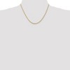 Black Bow Jewelry 2.25mm, 14k Yellow Gold, D/C Quadruple Rope Chain Necklace - 2 of 4