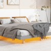 NicBex Wood Platform Bed Frame,Floating Bed with LED Lights Underneath - 4 of 4