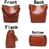Generic Womens Handbag, Pu Leather Bucket Tote Purse And Handbags Medium Satchel Hobo Purse - 2 of 4