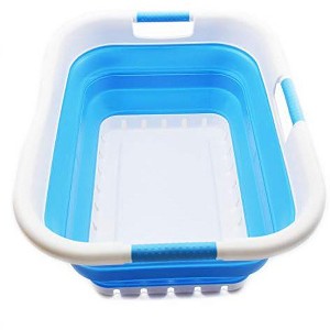 SAMMART 41L (10.8 gallon) Collapsible Plastic Laundry Basket - 1 of 4