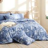 BAGOKIE 7 Pieces Floral Bed in a Bag Comforter Set for All Season - 2 of 4