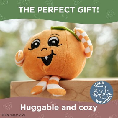 Carver Orange Plush Pumpkin Halloween Toy, 5 Inches