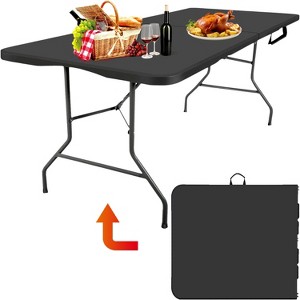 Musment 6ft Folding Table for Indoor Outdoor  Camping Party - 1 of 4