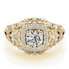 Pompeii3 1 Ct Diamond Vintage Engagement Ring Lab Created in 14k White Yellow or Rose Gold - 4 of 4
