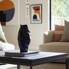 Modern Ceramic Vase with Sculptural Textured Surface - Bold Contemporary Design Ideal for Garden, Patio, or Room Decor - 3 of 4