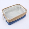 Unique Bargains Fabric Collapsible Storage Organizer Basket with Handles - 3 of 4