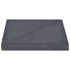 VidaXL Umbrella Weight Plate Black Granite Square 33.1 lb - 2 of 4