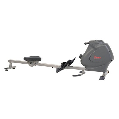  Sunny Health & Fitness Magnetic Rowing Machine Rower with  8-Level Resistance, Extended Slide Rail & Digital LCD Display - SF-RW5515 :  Sports & Outdoors