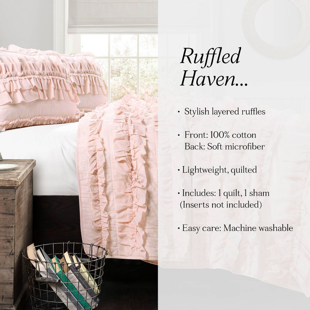 Belle Quilt Set - Lush Décor - thumbnail 6