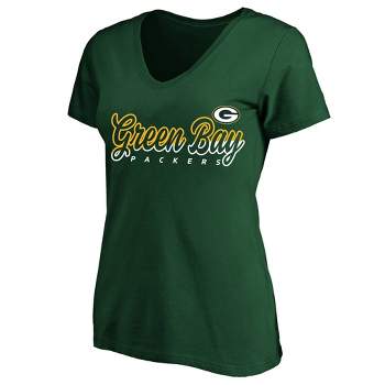 NFL Green Bay Packers Short Sleeve V-Neck Plus Size T-Shirt