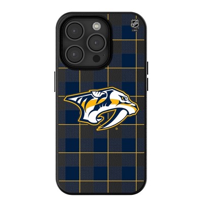 Keyscaper NHL Plaid MagSafe Compatible Cell Phone Case for iPhone 15 Pro Max