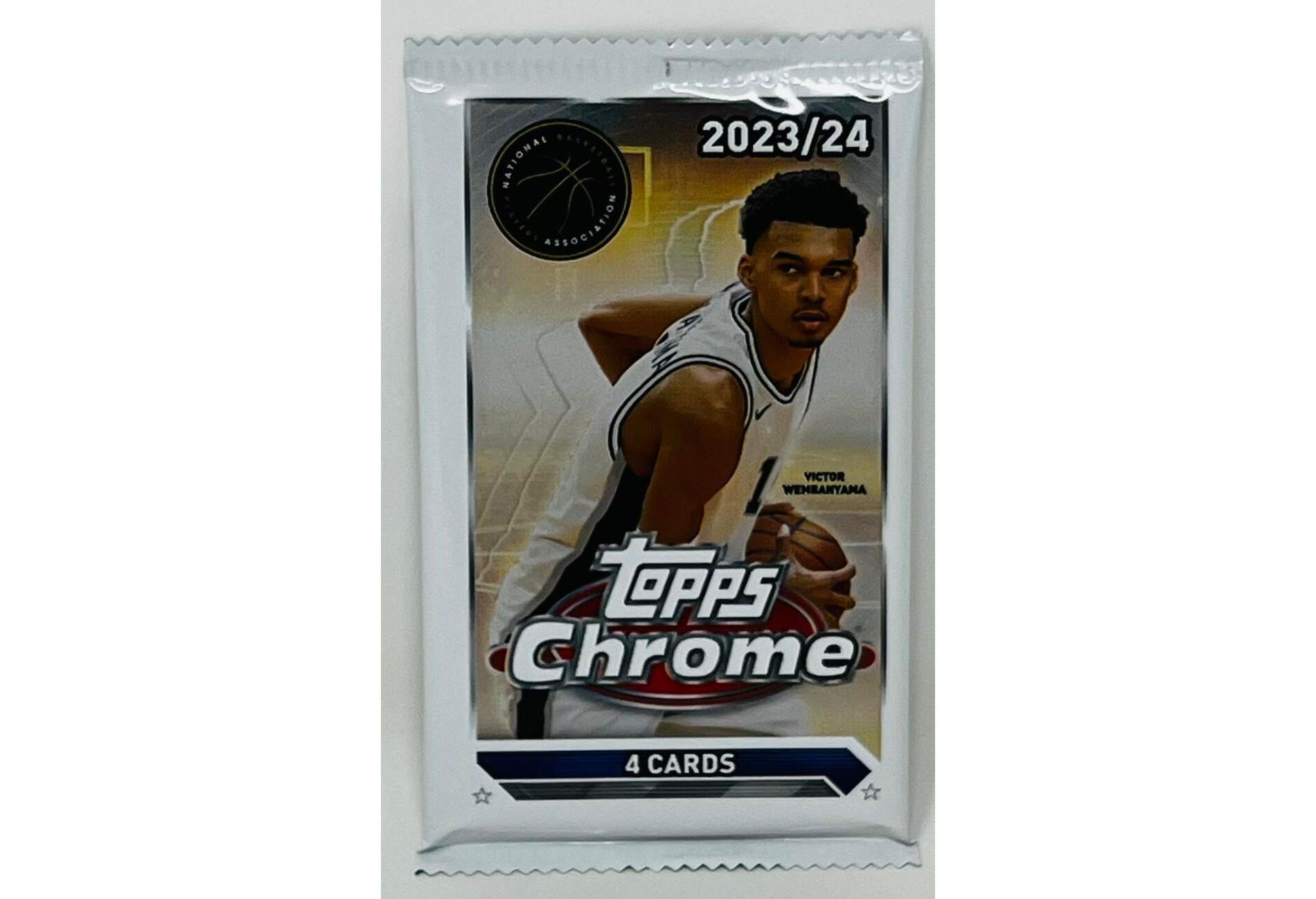 2023-24 Topps Chrome Basketball 4-Card Pack