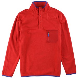 Club Room Mens Bttn Mock Fleece Pullover Sweater - 1 of 1