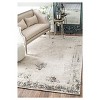 nuLOOM 2'x3' Solid Woven Area Rug Sterling Gray: Handmade Vintage Persian Style, Low Pile, Cotton & Polyester - 2 of 3