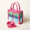 Plaid Knit Crossbody Bag - kate spade new york x Target Red/Pink/Green/Blue - 2 of 4