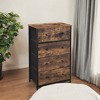 SONGMICS 5 Fabric Drawer Dresser Storage Dresser Tower, Wooden Front and Top Style Dresser Unit Wooden Front & Top Add a Stylish Touch - 2 of 4