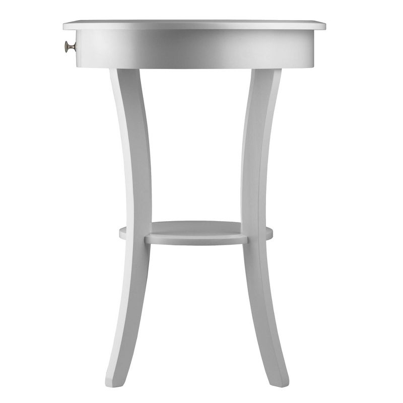 Sasha Round Accent Table - White - Winsome, 4 of 10