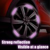 TruAIR Reflective Car Wheel Stripe Stickers Ð 20PCS Universal Fit - 4 of 4
