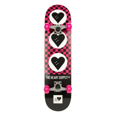 The Heart Supply Team 31.35" Complete Skateboard - Checkerboard