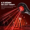 Morfone scalp massager and liquid applicator with red light electric scalp massage comb. 6 EMS roller balls + 650nm red light massage comb. - 4 of 4