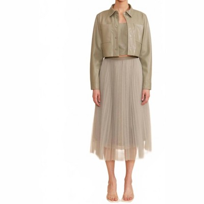 Women's Abbott Cropped Jacket - LUCY PARIS