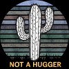 Men's Design By Humans Not A Hugger Vintage TShirt Funny Shirt Cactus Sarcastic Tee By stellaandgrace T-Shirt - 2 of 2