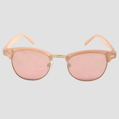 Women's Retro Round Sunglasses - Wild Fable™ Pale Pink