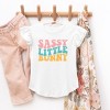 The Juniper Shop Sassy Little Bunny Toddler Flutter Sleeve Tee - 2 of 2