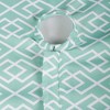 Design Imports  Aqua Diamond Outdoor Tablecloth With Zipper 60 Round - 2 of 4