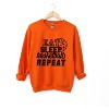 Simply Sage Market Women's Graphic Sweatshirt Eat Basketball Sleep Repeat With Ball - 2 of 4