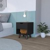 NicBex Nightstand with Drawers,Modern Side Table with Storage Space and Wood Frame,Bedside Table for Bedroom,Living Room - 2 of 4