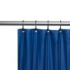 Carnation Home Fashions 8 Gauge Vinyl Shower Curtain Liner with Weighted Magnets and Metal Grommets - 72x72" - 2 of 3
