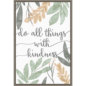 Amanti Art Sage Sayings IV by Becky Thorns Canvas Wall Art Print Framed 23 x 33-in. - 1 of 4