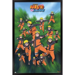Trends International Naruto Shippuden - Poses Framed Wall Poster Prints - 1 of 4
