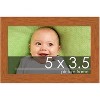PosterPalooza | Photo Size Modernist Brown Picture Frame - UV Acrylic, Foam Board Backing, Hanging Hardware - 2 of 4