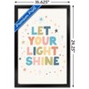Trends International Let Your Light Shine Framed Wall Poster Prints Black Framed Version 14.725" x 22.375" - 3 of 4