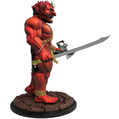 Dungeons & Dragons Efreeti Red Resin Statue with Knight