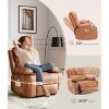 TROPOW Oversized Electric Power Recliner Chair with Heat & Massage - 360° Swivel Rocker Recliner for Living Room, PU Leather Recliner - 4 of 4