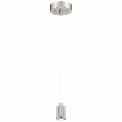 Access Lighting Port Nine Stark 1 - Light Pendant in  Brushed Steel