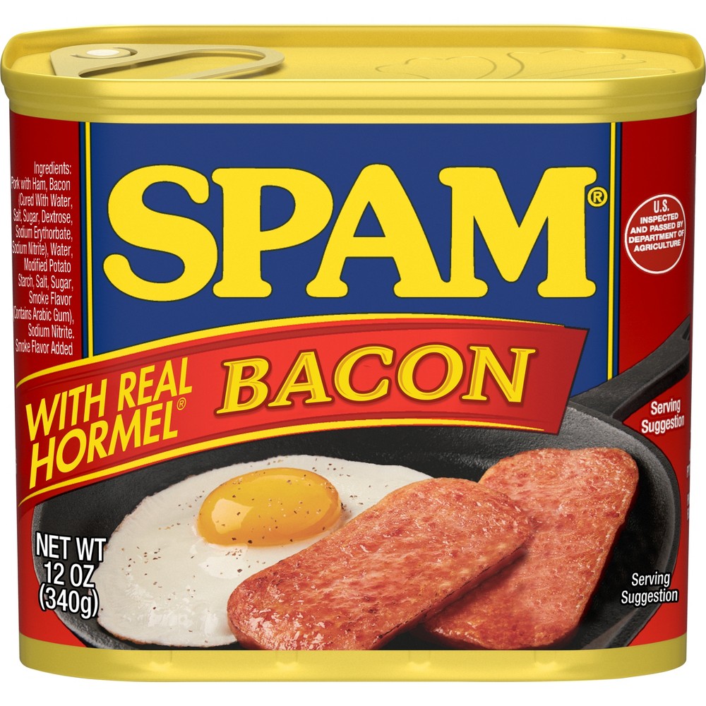 UPC 037600336581 product image for SPAM with Bacon Lunch Meat - 12oz | upcitemdb.com