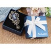 Anna-Kaci Vintage Inspired Crystal Rhinestone Victorian Lady Cameo Brooch Pin flower Pendant - Grey - 3 of 4