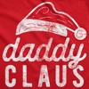 Daddy Claus Adult Hoodie Funny Christmas Party Father Santa Claus Graphic Hooded Sweatshirt - Crazy Dog Hoodie - 2 of 4