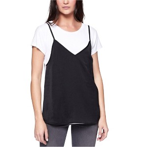 Sanctuary Clothing Womens Faux Cami Basic T-Shirt - 1 of 1