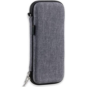 Upgraded Hard Pencil Case Box for,Durable Pen Carrying Case with Zipper-Black - 1 of 4