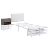 ALEXOUN Metal Platform Bed with Two-Tier Storage Shelves and Wooden Storage Cabinet,Easy Assembly,for Bedrooms, Apartments - 4 of 4