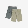 RAW X Boy's 2 pack Combo Belted Twill Cargo Shorts - 2 of 4