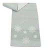 Embroidered Snowflake Runner – 0.25"H – Elegant Holiday Table Accent By Melrose - 3 of 3